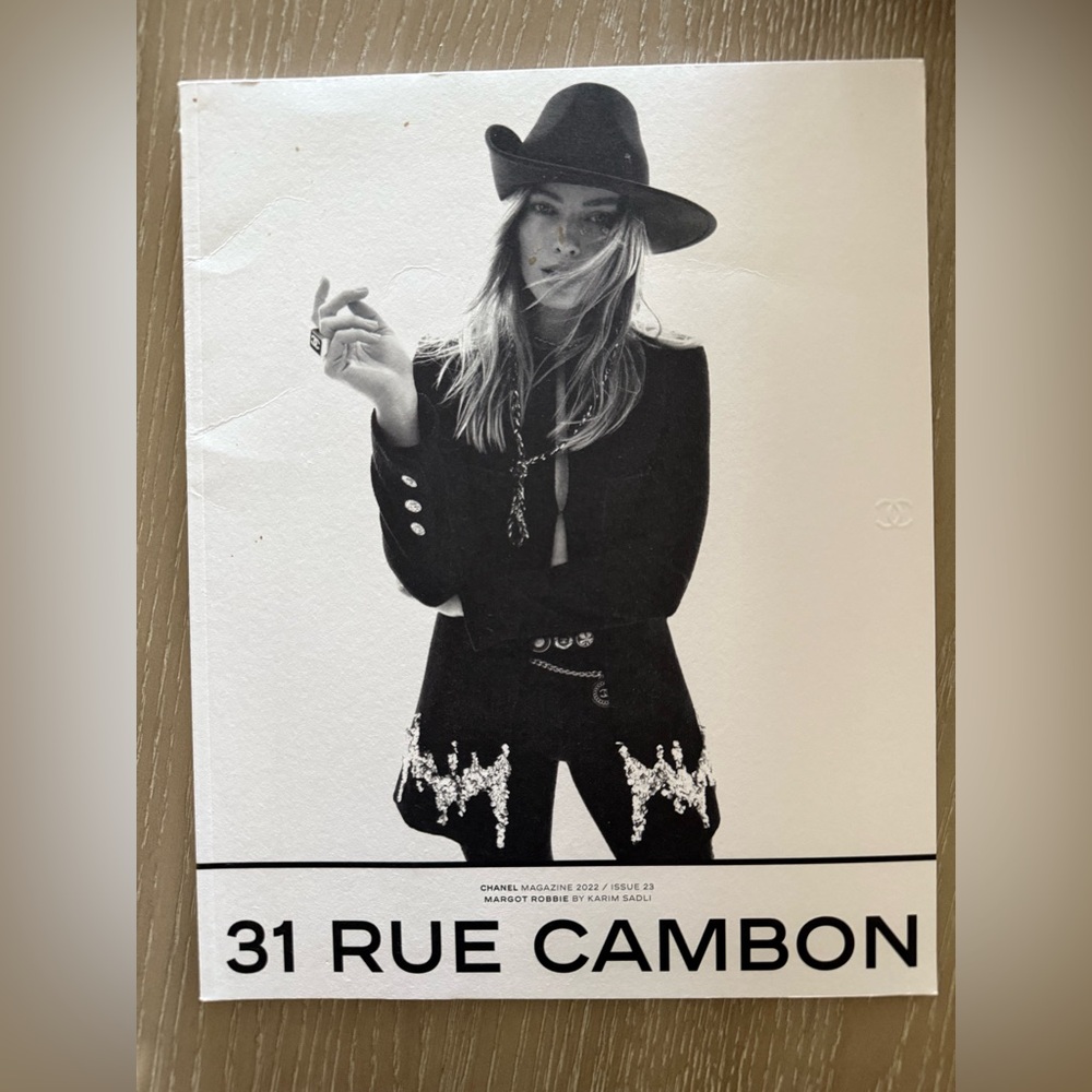 CHANEL Black and White Fashion Poster